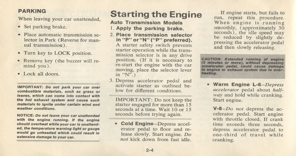 1977 Chev Chevelle Owners Manual Page 14